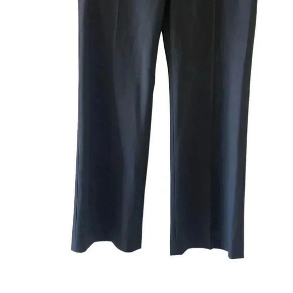 Halogen Nordstrom Quin Fi Straight Leg Wide Y2K Office Career Black Pants SZ 6P - Picture 3 of 10